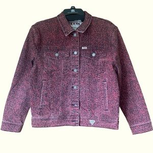 Guess Go Rey Textured Denim Jacket - brand new